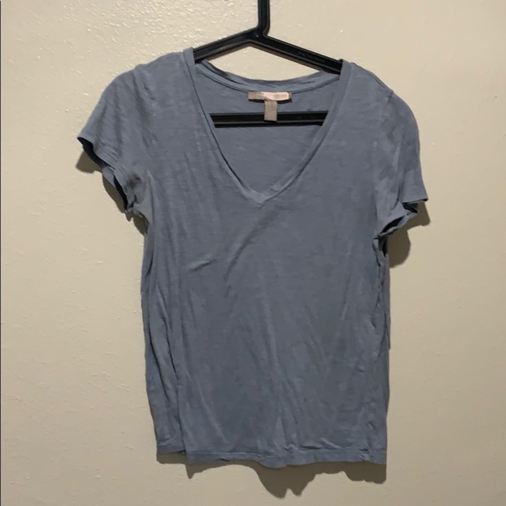 Forever 21 light blue v neck tee